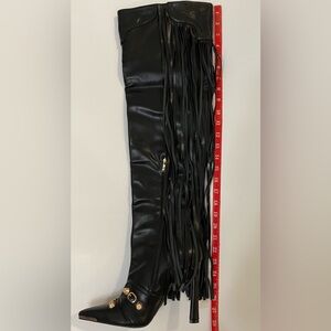 Black knee high boots by SIMMI London